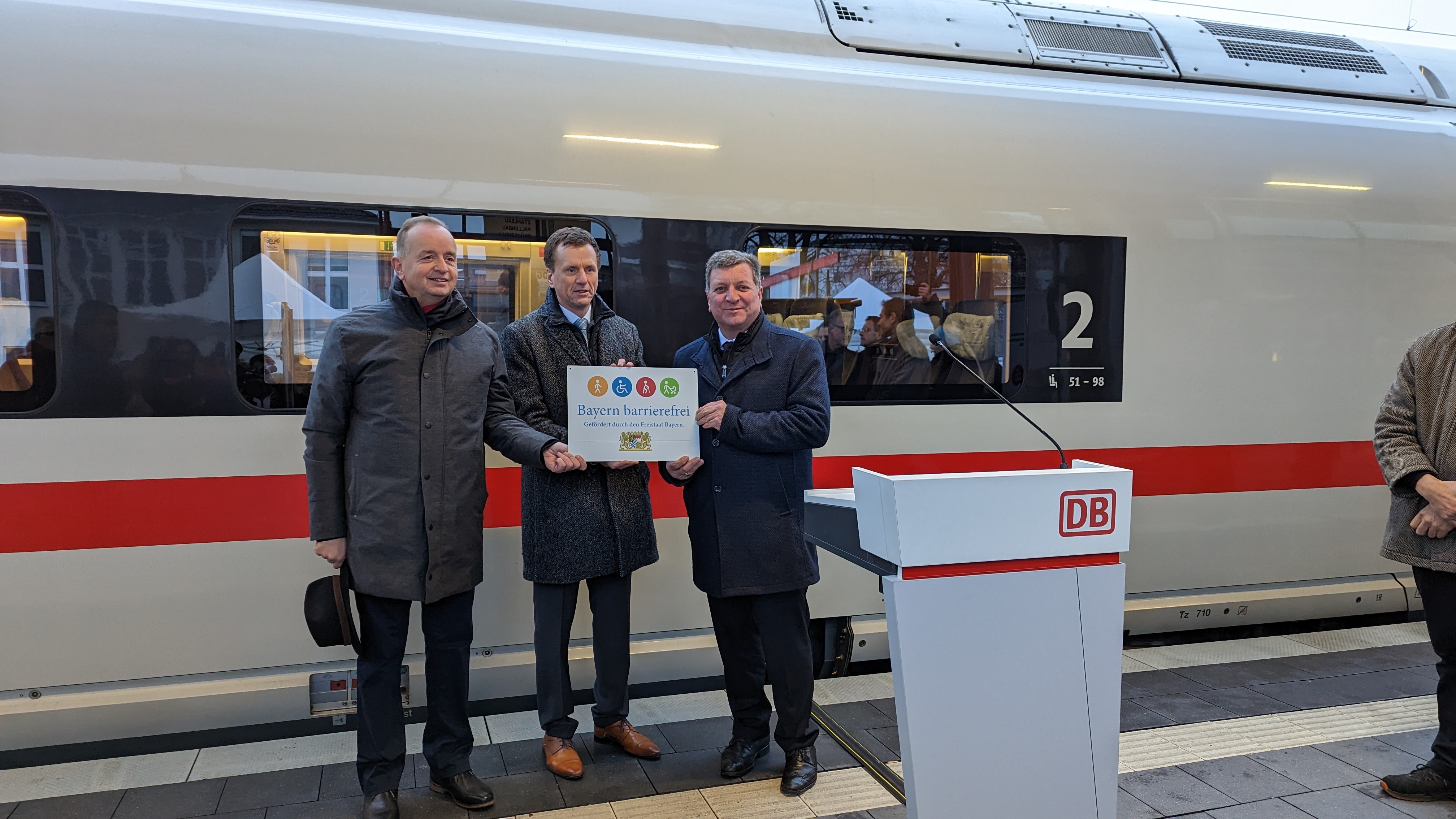 13.20.2022 - Einweihung Bahnhof Ansbach - 5. Dezember 2022 - Frank Stöckert - Abgeordnetenbüro Andreas Schalk